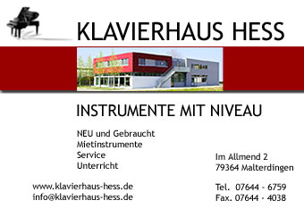 Klavierhaus Hess | Logo Entwicklung Ringwald-Rust